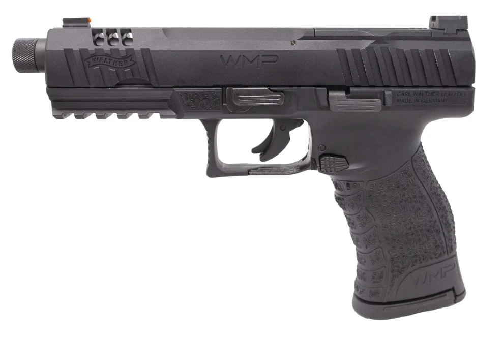Walther Magnum Pistol (WMP) SD22 with 4.9" Threaded Barrel in 22 WMR, 15 Rounds, Black Polymer Finish - Image 2